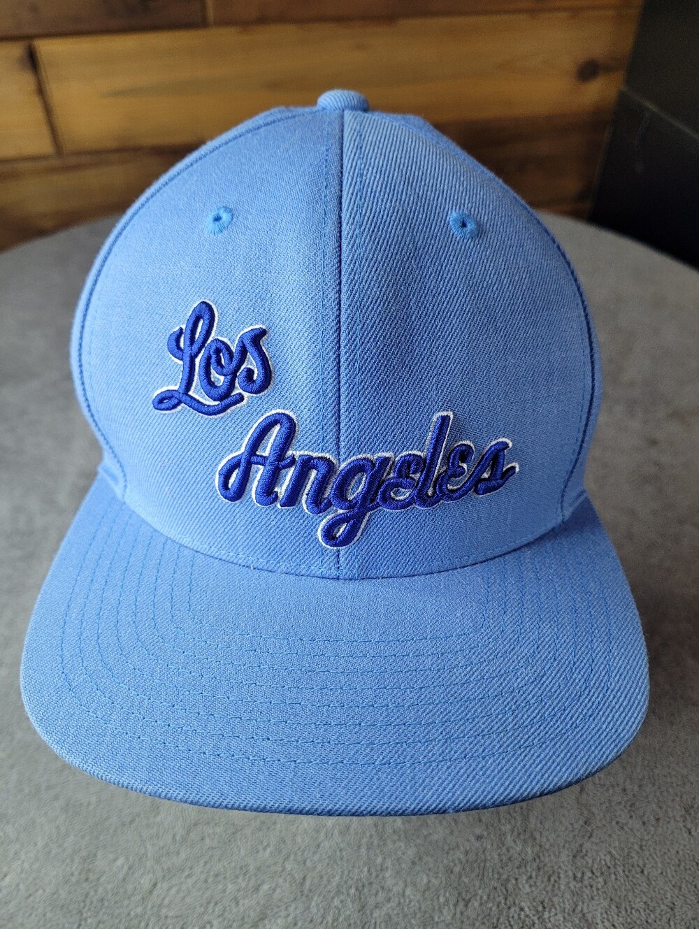 Los Angeles Lakers Mitchell & Ness Cap Fitted 7 1/8 Light Blue Hardwood Classics